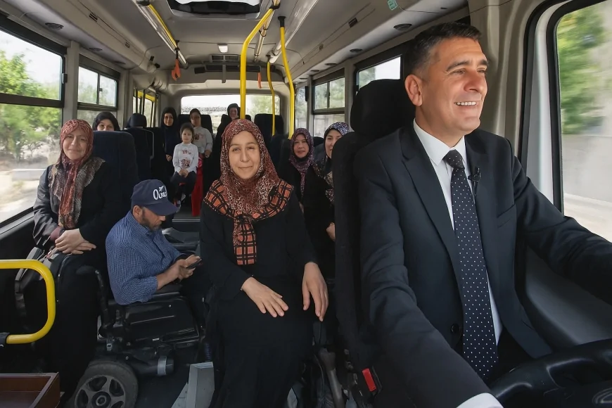 Haymana Belediyesi şehir içi ulaşım için ücretsiz otobüs seferlerini başlattı!
