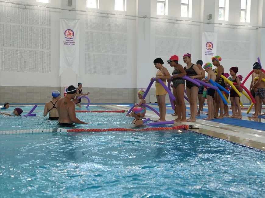 Denizli’de Büyükşehir yaz spor kurslarına 39 binden fazla kişi katıldı, yüzme en çok ilgi gören branş oldu