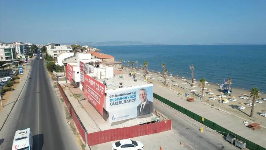 Güzelbahçe Belediyesi Siteler Mahallesinde Güzbel Cafe Port ve Güzmar Market Projesini Başlattı