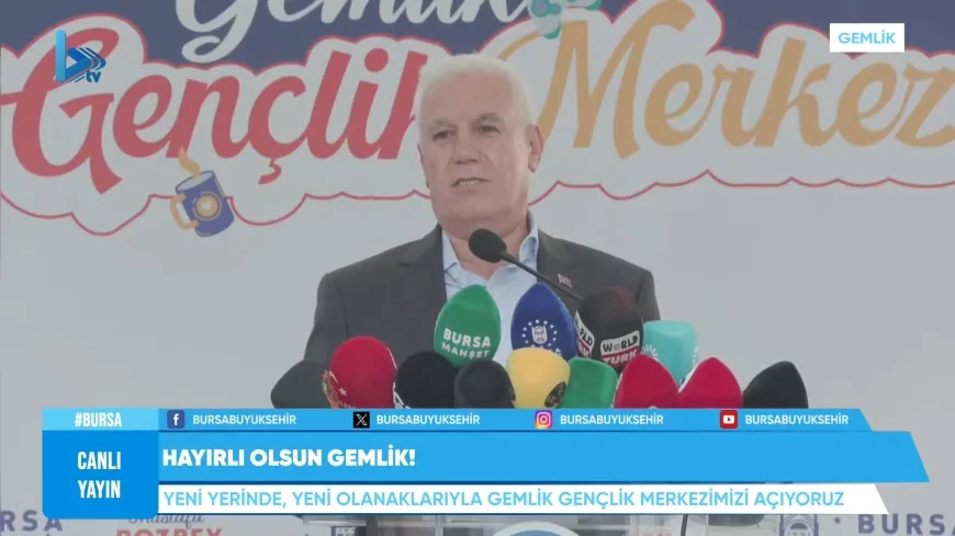 Gemlik’te Gençlik Merkezi Açıldı: Eşit Eğitim Fırsatları ve Sosyal Alanlar Gençlerin Hizmetine Sunuldu