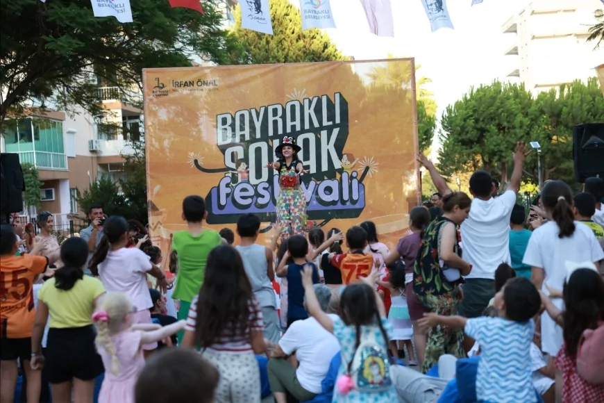 Bayraklı Belediyesi Sokak Festivali’nde çocuklar bilim, sanat ve sporla buluştu!