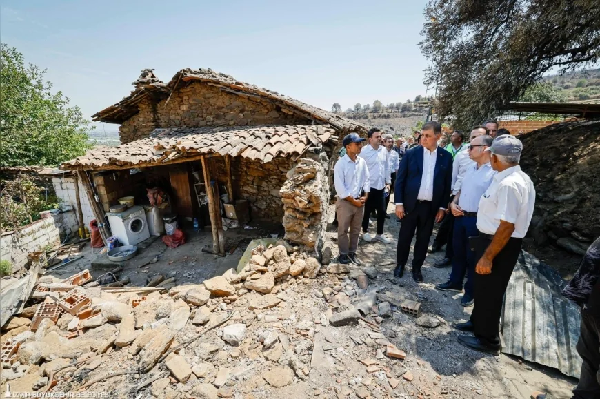 İzmir’de yangın mağdurlarına yıl sonuna kadar ücretsiz su desteği