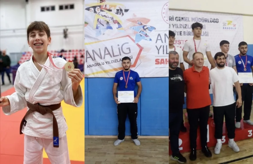 Yunusemreli sporcular Anadolu Yıldızlar Ligi’nde güreş ve judoda bronz madalya kazandı!