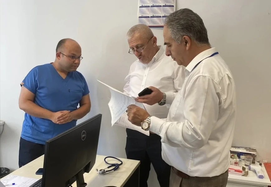 Kastamonu İl Sağlık Müdürü Dr. Fevzi Yavuzyılmaz İhsangazi Devlet Hastanesinde incelemelerde bulundu
