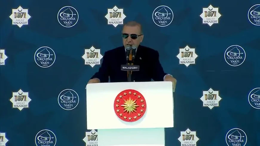 Cumhurbaşkanı Erdoğan Malazgirt Zaferi’nin 954. yıl dönümünde: "Bu topraklarda kıyamete kadar var olacağız"
