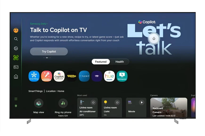 Microsoft Copilot, Samsung’un 2025 model TV ve akıllı monitörlerinde kullanılmaya başlandı!