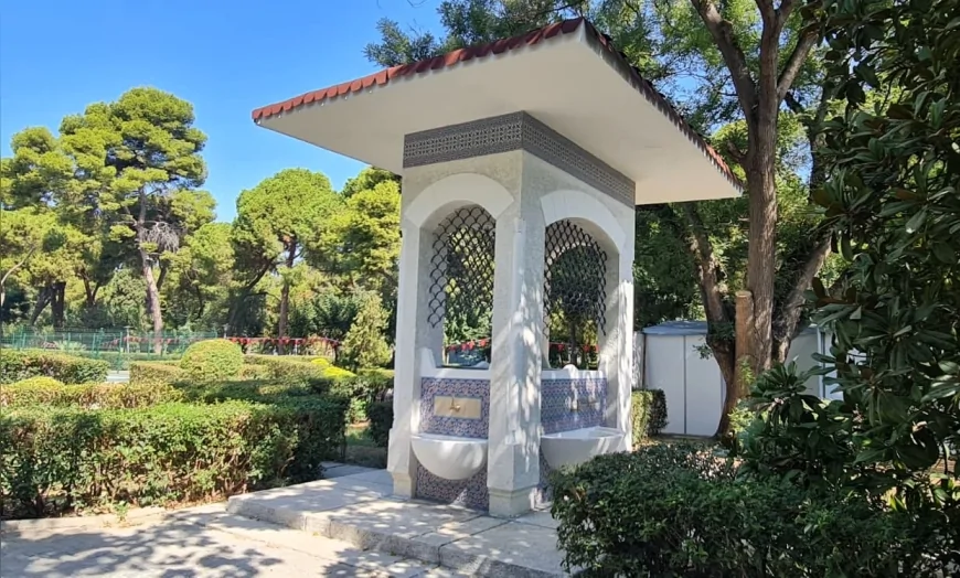 Kültürpark’ın simgesi Çinili Çeşme restore edildi, 94’üncü İzmir Enternasyonal Fuarı’na hazır hale getirildi