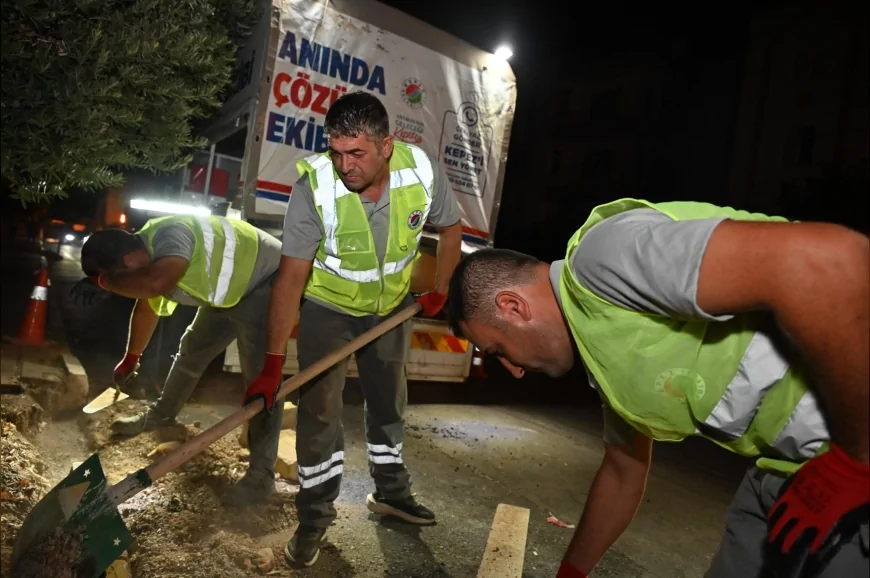 Kepez Belediyesi “Anında Çözüm Ekibi” vatandaş ihbarlarına 7/24 müdahale ediyor