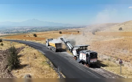 Kayseri Büyükşehir’den Kızık Yolu’na 30 milyon TL’lik ulaşım yatırımı başladı