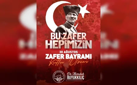 Başkan Memduh Büyükkılıç: "30 Ağustos Zaferi milletimizin hürriyet aşkının sembolüdür"
