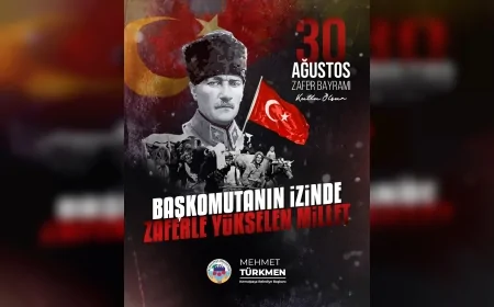 Başkan Türkmen’den 30 Ağustos Zafer Bayramı mesajı