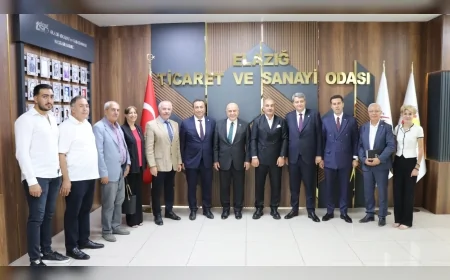 İYİ Parti Heyeti Elazığ TSO’da iş dünyasının sorunlarını dinledi