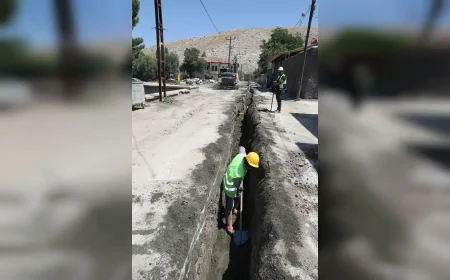 Başkan Memduh Büyükkılıç: “Pınarbaşı’nda 13 milyon TL’yi aşan yatırımla içme suyu hattını yeniliyoruz”