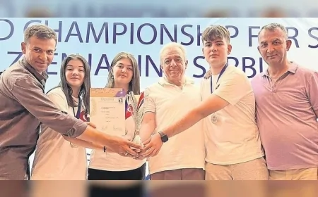 Alaşehirli Sporcular Dünya Uzay Modelleri Şampiyonasında İkincilik Elde Etti