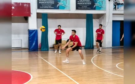 Düzce Belediyesi Spor Akademisi voleybol takımı yeni sezona başladı, hedef play-off ve taraftar desteği