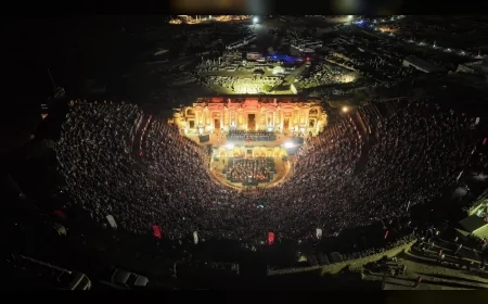 Hierapolis Antik Tiyatrosu’nda Carmina Burana konseri on binden fazla izleyiciyi buluşturdu