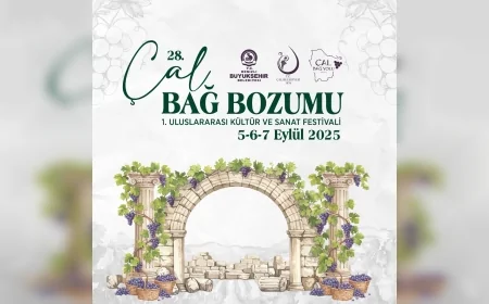 Denizli’de 28. Çal Bağbozumu Festivali ilk kez uluslararası kültür ve sanat buluşmasına ev sahipliği yapacak
