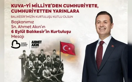 Balıkesir Büyükşehir Belediye Başkanı Ahmet Akın: "Kurtuluşumuz birliğin ve dayanışmanın en büyük örneğidir"