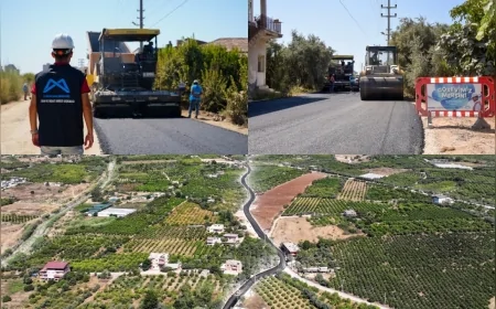 MESKİ Mezitli Seymenli’de içme suyu altyapısı sonrası 2 bin 700 ton asfalt kapladı!
