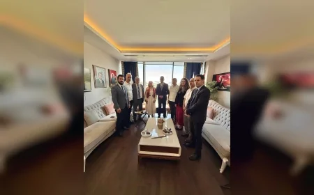 Prof. Dr. Aysun Bay ve Tunus Büyükelçisi Ahmed Ben Sghaier: "Sağlık turizmi iş birliği yeni ufuklar açacak"