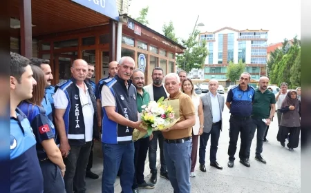 Mamak’ta Zabıta Haftası kutlandı: Başkan Veli Gündüz Şahin zabıta personeliyle bir araya geldi