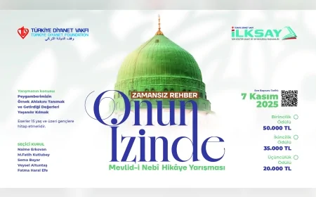 Türkiye Diyanet Vakfı “Zamansız Rehber: Onun İzinde” temalı hikâye yarışması başlattı