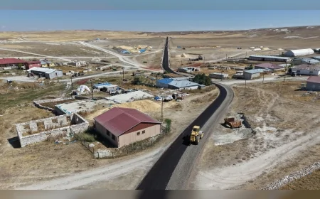 Kayseri Büyükşehir, Pınarbaşı kırsalındaki 26 kilometrelik yolu 110 milyon TL yatırımla yeniledi