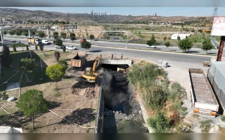 Mogan ve Eymir göllerini bağlayan kanalda temizlik ve iyileştirme çalışmaları başlatıldı