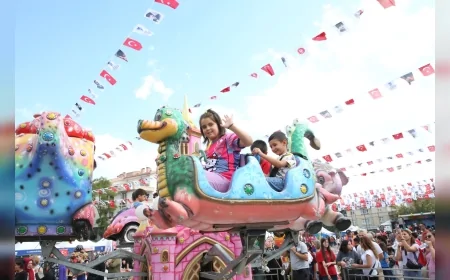 Keçiören’de “Yaza Veda Okula Merhaba” şenliğinde çocuklar tatili eğlenceyle kapattı