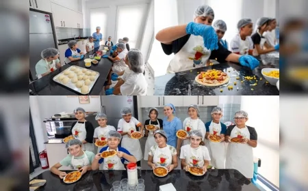 Mezitli Çocuk Kampüsü’nde minik şefler kendi tariflerini yaratıyor!