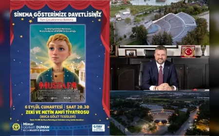Buca’da çocuklara özel “Mustafa” filmi gösterimi ücretsiz servisle yapılacak!