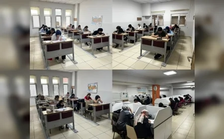 Çorum Belediyesi’nin YKS hazırlık kurslarına 175 öğrenci seçme sınavıyla katıldı, 120’si kayıt hakkı kazandı!