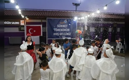 Seferihisar Belediyesi’nin Geleneksel Sünnet Şöleni’nde 30 çocuk bayram havasında sünnet edildi