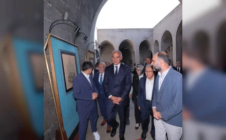 Büyükkılıç ve Bakan Ersoy, Kayseri’de Selçuklu Mirası Müzesi ve Seyyid Burhaneddin Türbesi’ni Ziyaret Etti