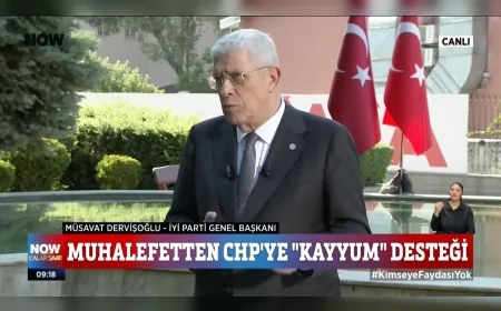 İYİ Parti Genel Başkanı Müsavat Dervişoğlu: “Sandığın askıya alınması algısı demokrasiyi tartışmalı hale getirir.”