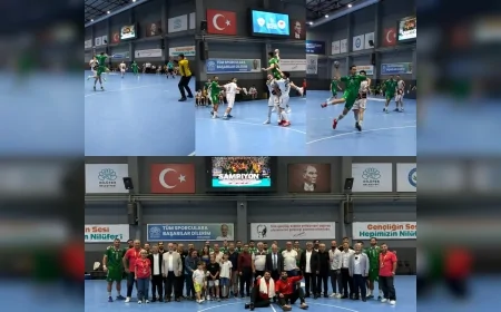 Nilüfer Belediyespor hentbol takımından Trabzon karşısında ikinci galibiyet!