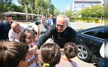 Kepez Belediye Başkanı Mesut Kocagöz: “Her şey çocuklarımız için” diyerek okul taleplerine anında çözüm