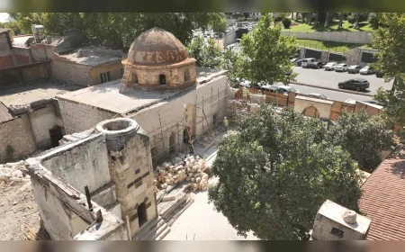 Kayseri Büyükşehir Belediyesi, 6 Şubat depremlerinde zarar gören Boğazkesen Camii’nin restorasyonunu 2026’da tamamlamayı hedefliyor
