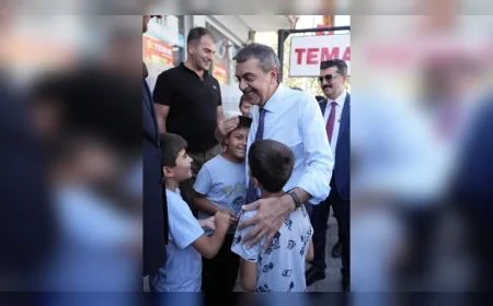 Milli Eğitim Bakanı Yusuf Tekin: "İlk dersimiz Her Çocuk Bir Fidan, İlk Ders Yeşil Vatan olacak"