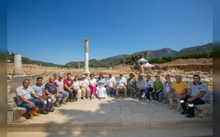İzmir’in Menderes ilçesindeki Klaros kazılarında antik bilgelik merkezi yeniden gün yüzüne çıkıyor