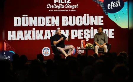 Usta gazeteciler Efes Selçuk’ta: “Hakikatin peşinde direnmeli”