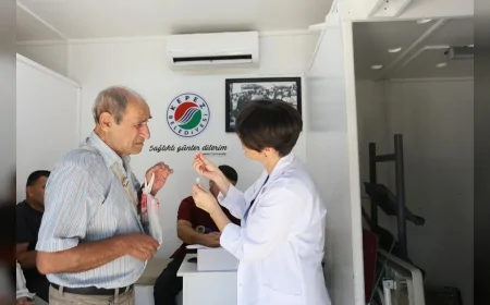 Kepez Belediyesi Mobil Sağlık Merkezi, Dokumapark’ta ücretsiz kanser taraması gerçekleştirdi