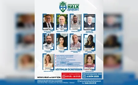 Giresun Belediyesi Halk Akademisi’nde yeni dönem atölye kayıtları başladı