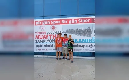 Bostanlıspor Türkiye Çocuklar Muaythai Şampiyonası’ndan 2 madalya ile döndü
