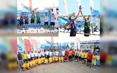 Mersin’de uluslararası plaj voleybolu heyecanı: Kızkalesi’nde şampiyonlar belli oldu!