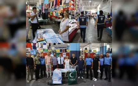 Yunusemre’de Millet Çarşısında tütün ürünlerinin zararlarına karşı farkındalık standı kuruldu!