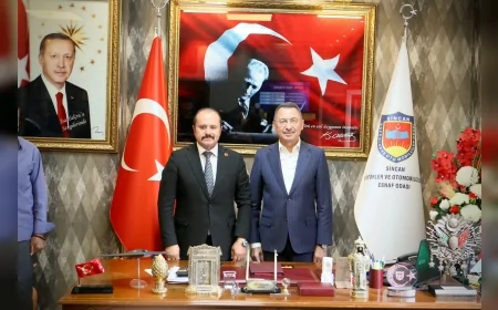 Fuat Oktay’dan Sincan Şoförler ve Otomobilciler Esnaf Odası’na Taziye Ziyareti