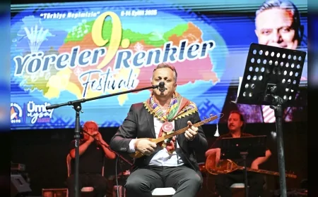 Muratpaşa’da Yöreler Renkler Festivali’nin Akdeniz Gecesi’nde Yörük kültürü sahneye taşındı