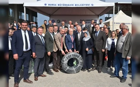 Plastik atıklardan üretilen damla sulama boruları Bursa’ya Sağlıklı Kentler Birliği’nden ödül getirdi