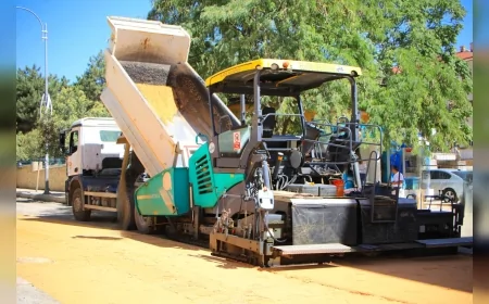 Elazığ Belediyesi kent genelinde 800 bin metrekarelik asfaltlama ve bakım çalışması yaptı